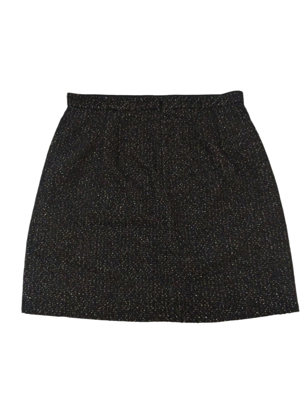 Ann Taylor Black Sparkle Pencil Skirt Size 12 NWT